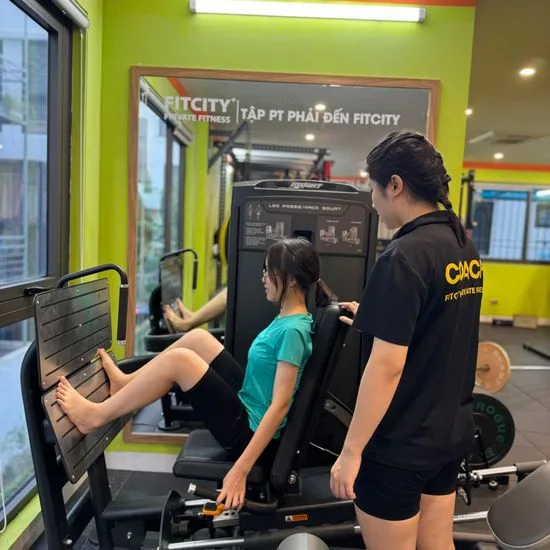 Không gian phòng tập FitCity Mỗ Lao
