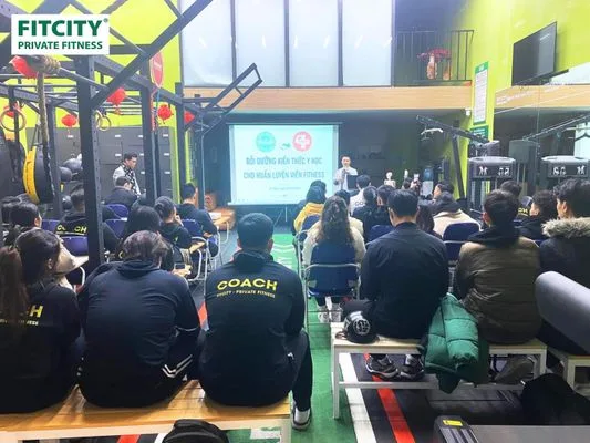 Không gian phòng tập FitCity Trần Duy Hưng